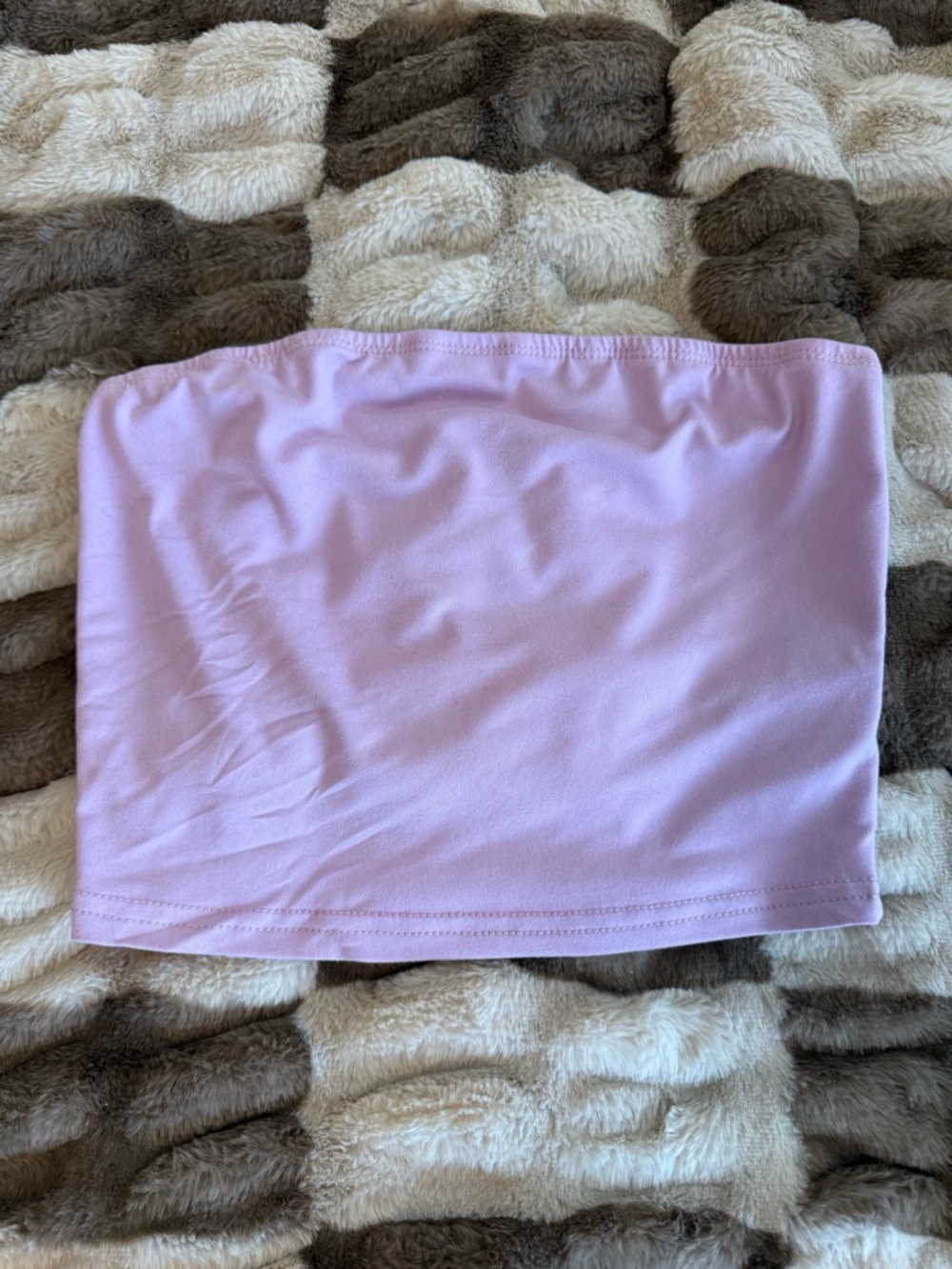 SHEIN Lavender Tube Crop Top